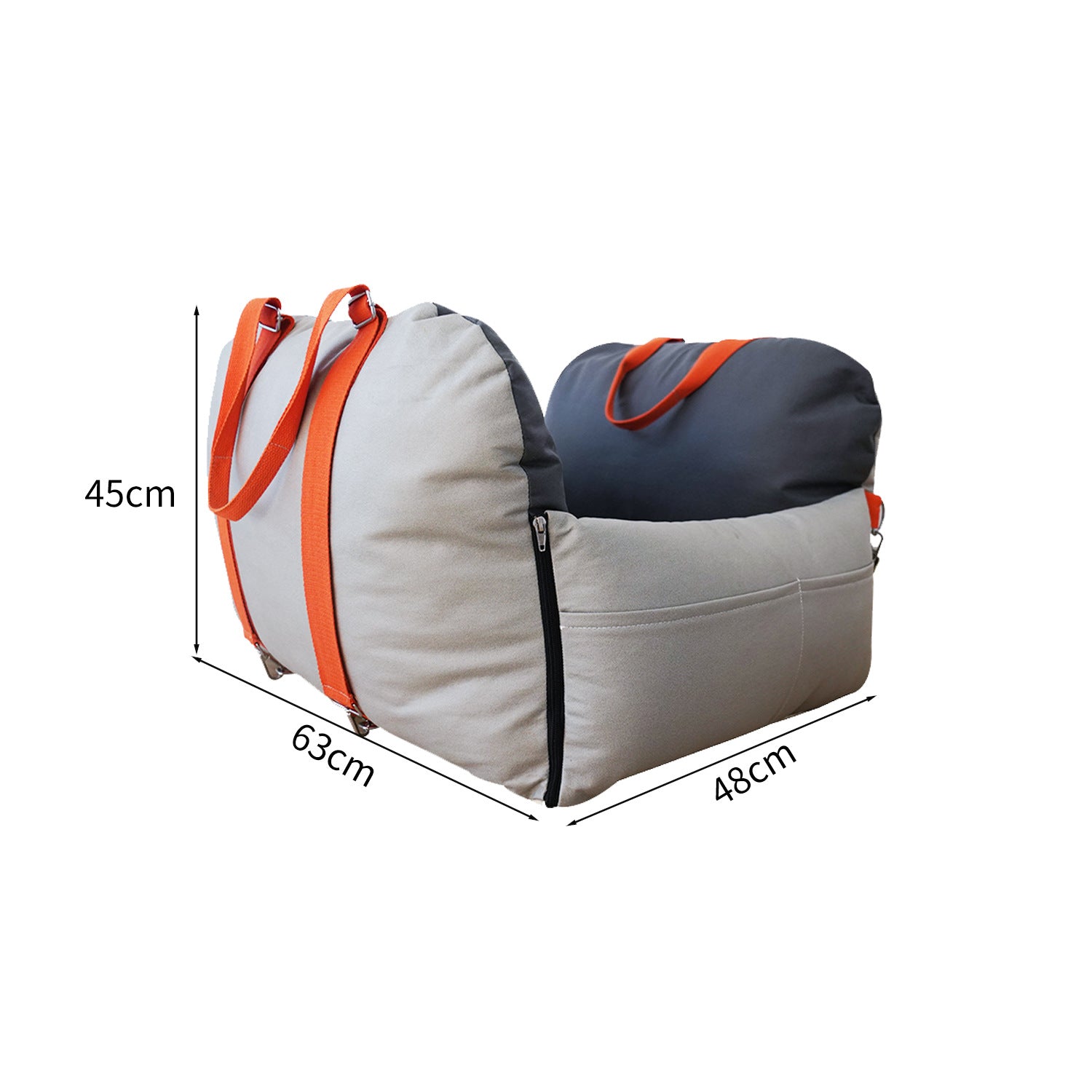 Asiento de seguridad para mascotas y bolsa de transporte