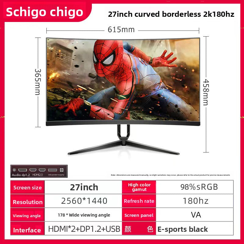 Monitor de ordenador curvo