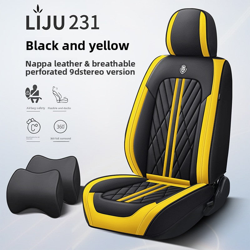 Funda universal para asiento de coche de cuero napa