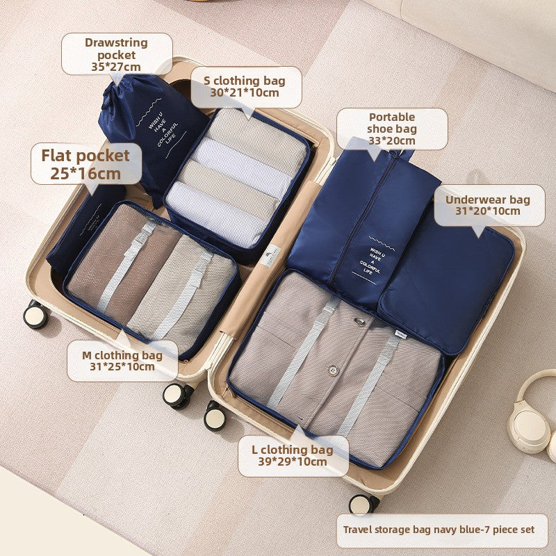 Juego de bolsas organizadoras de viaje multifuncionales