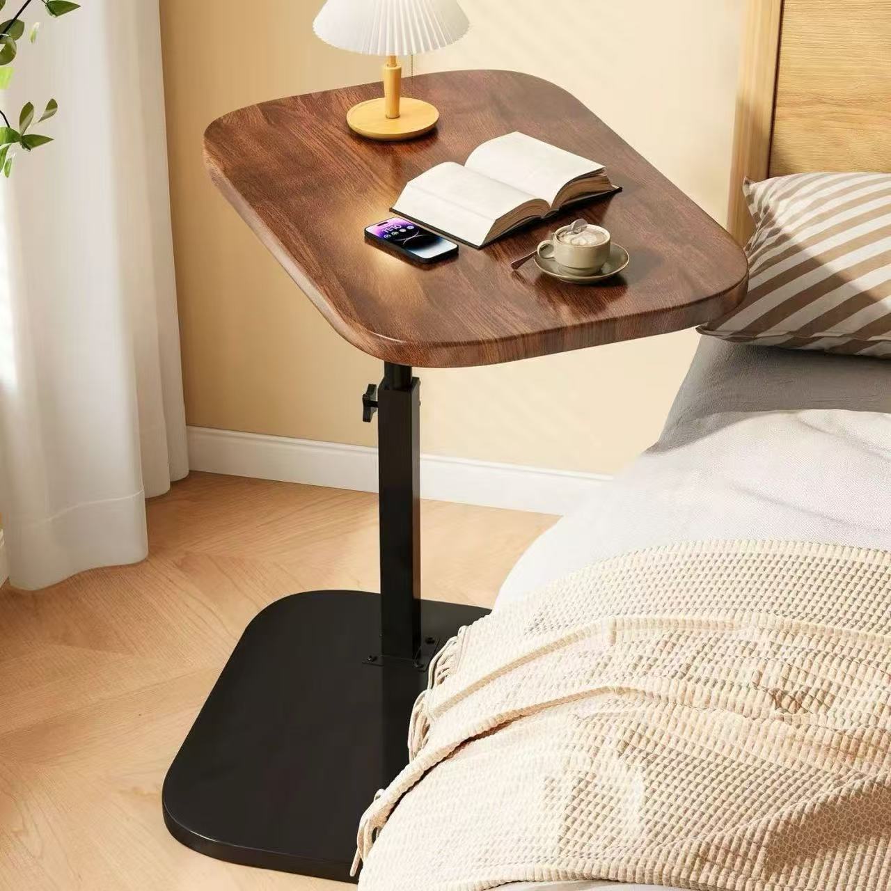 Mesa auxiliar de sofá de altura ajustable