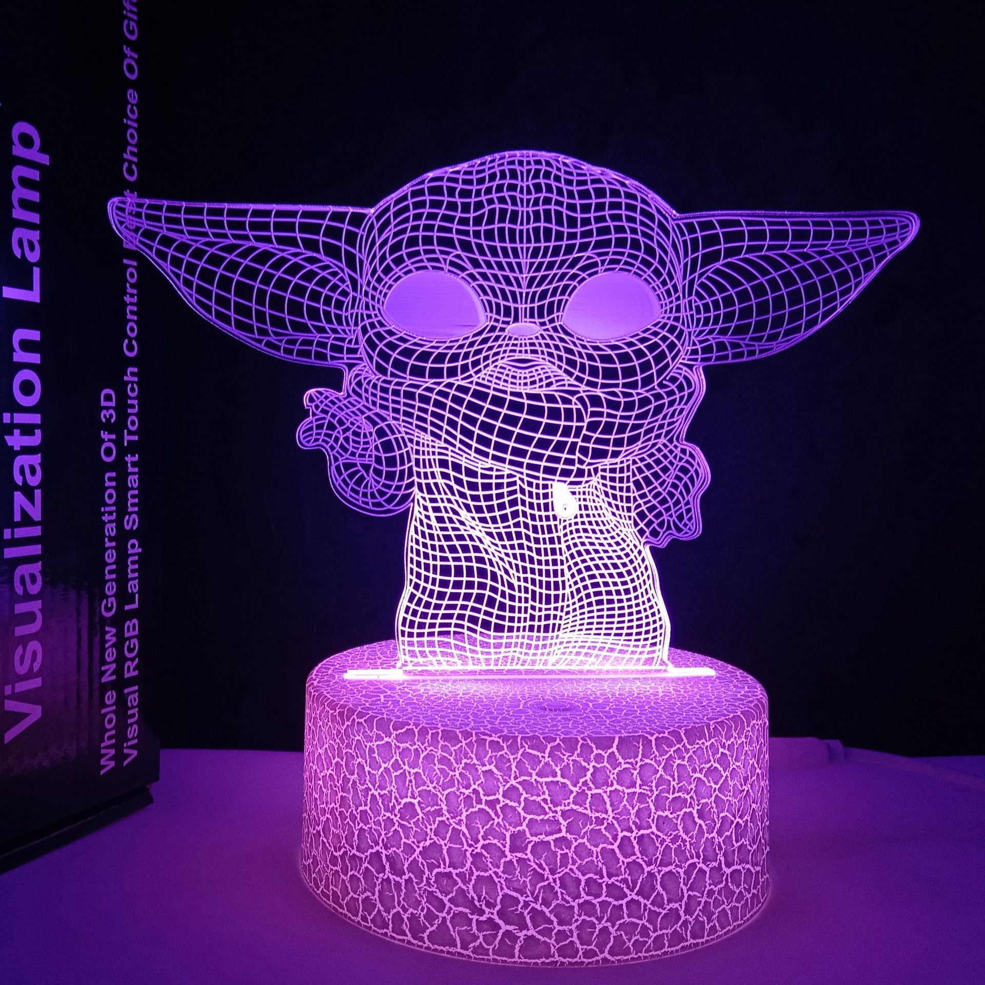 Luz nocturna 3D Horse USB que cambia de color Control remoto Lámpara decorativa para habitación de niños