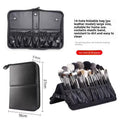 Bolsa de brochas de maquillaje plegable de gran capacidad
