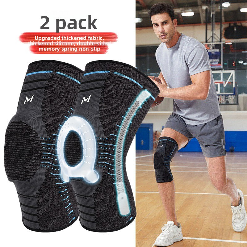 Professional Sports Knee Pads with Silicone Padding and Support