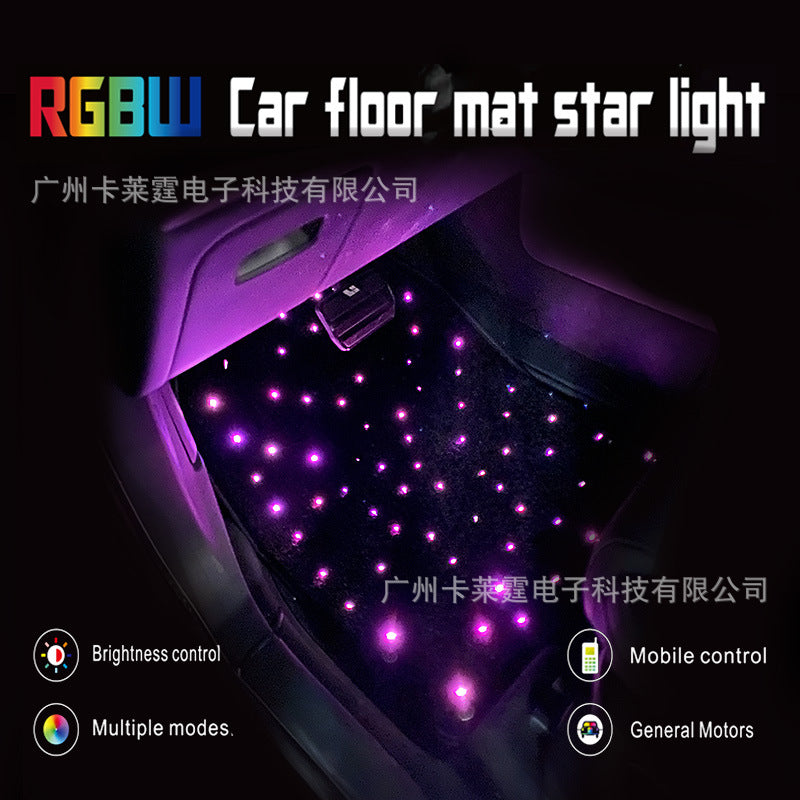 Alfombrillas luminosas para automóviles