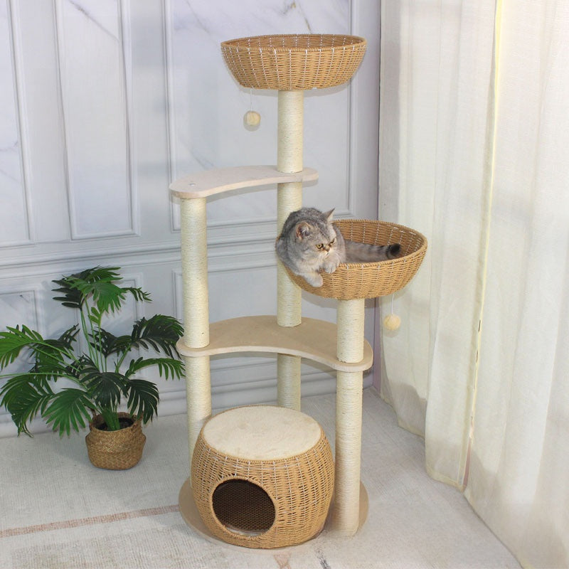 Torre de escalada para gatos