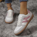 Zapatos deportivos planos retro para mujer
