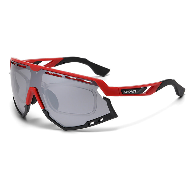 Gafas de sol deportivas que cambian de color para ciclismo y carrera