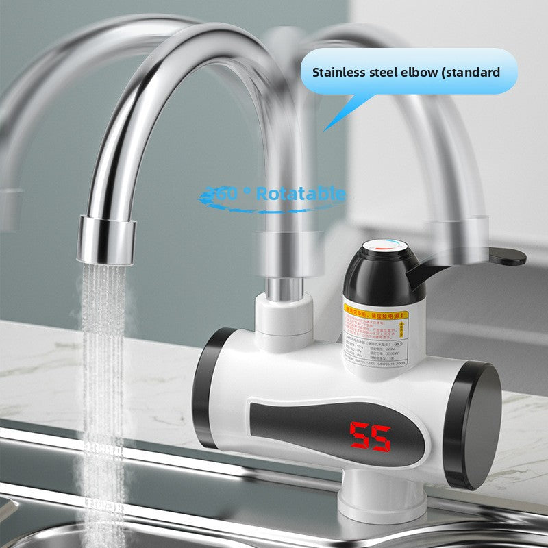 Grifo de agua caliente eléctrico instantáneo para cocina y baño