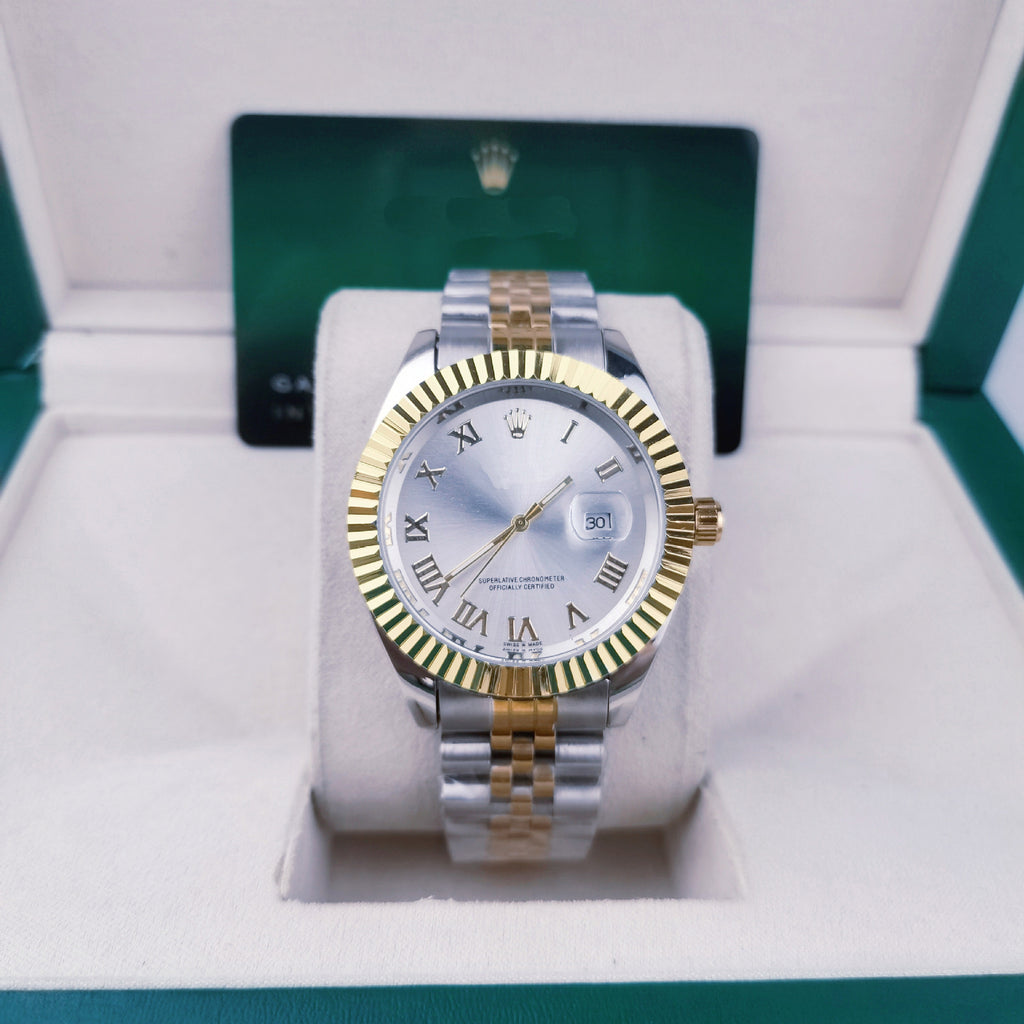 Reloj mecánico automático para hombre con pantalla luminosa