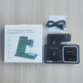 Estación de carga inalámbrica plegable 3 en 1 para auriculares, reloj y teléfono