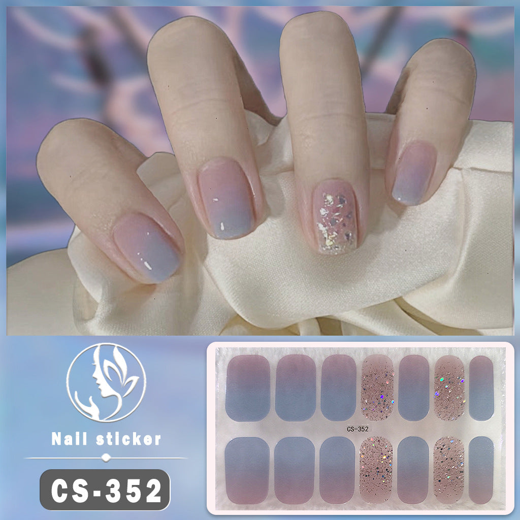 Pegatinas de uñas de gel Calcomanías de manicura impermeables
