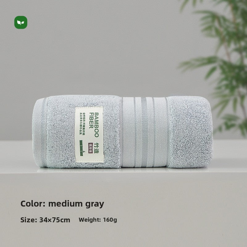 Bamboo Fiber Face Towel Absorbent Household