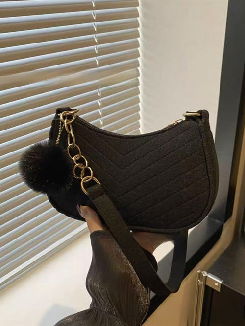 Bolso bandolera de fieltro para mujer Bolso bandolera casual