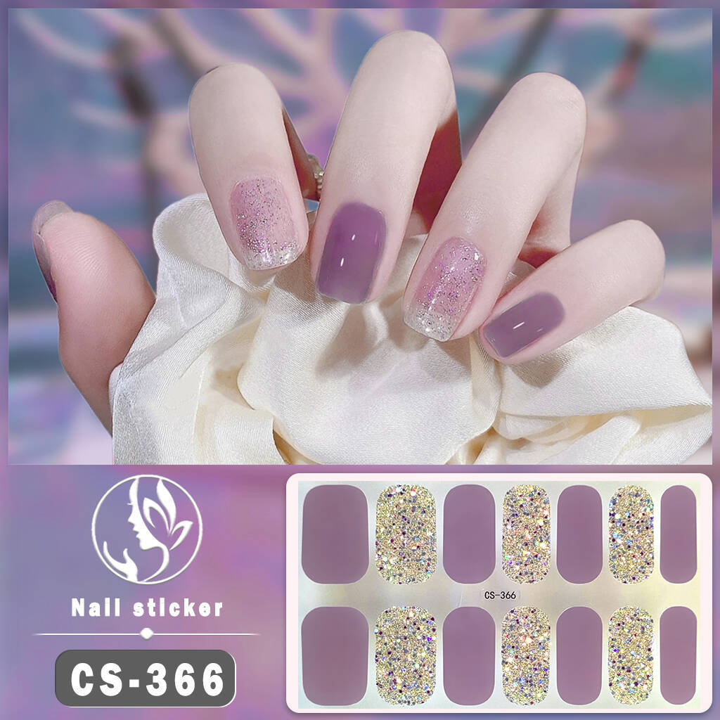 Pegatinas de uñas de gel Calcomanías de manicura impermeables