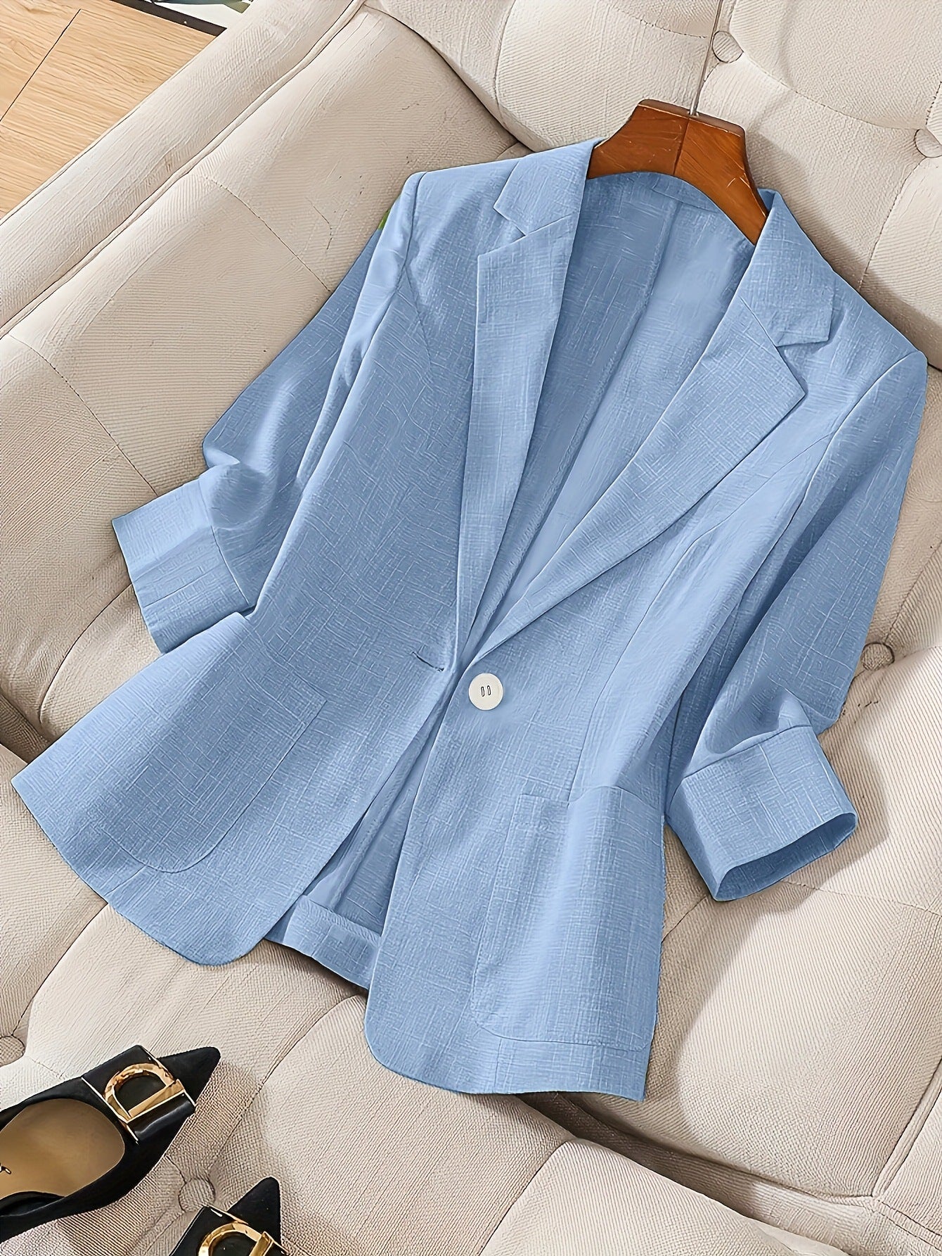 Women's Slim-Fit Blazer Jacket