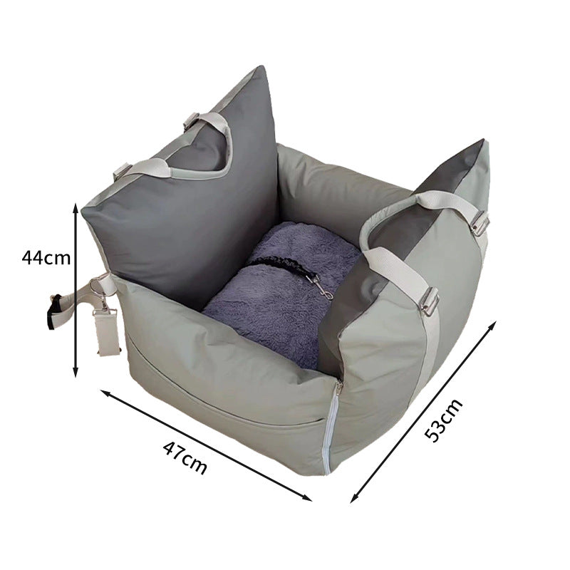 Asiento de seguridad para mascotas y bolsa de transporte