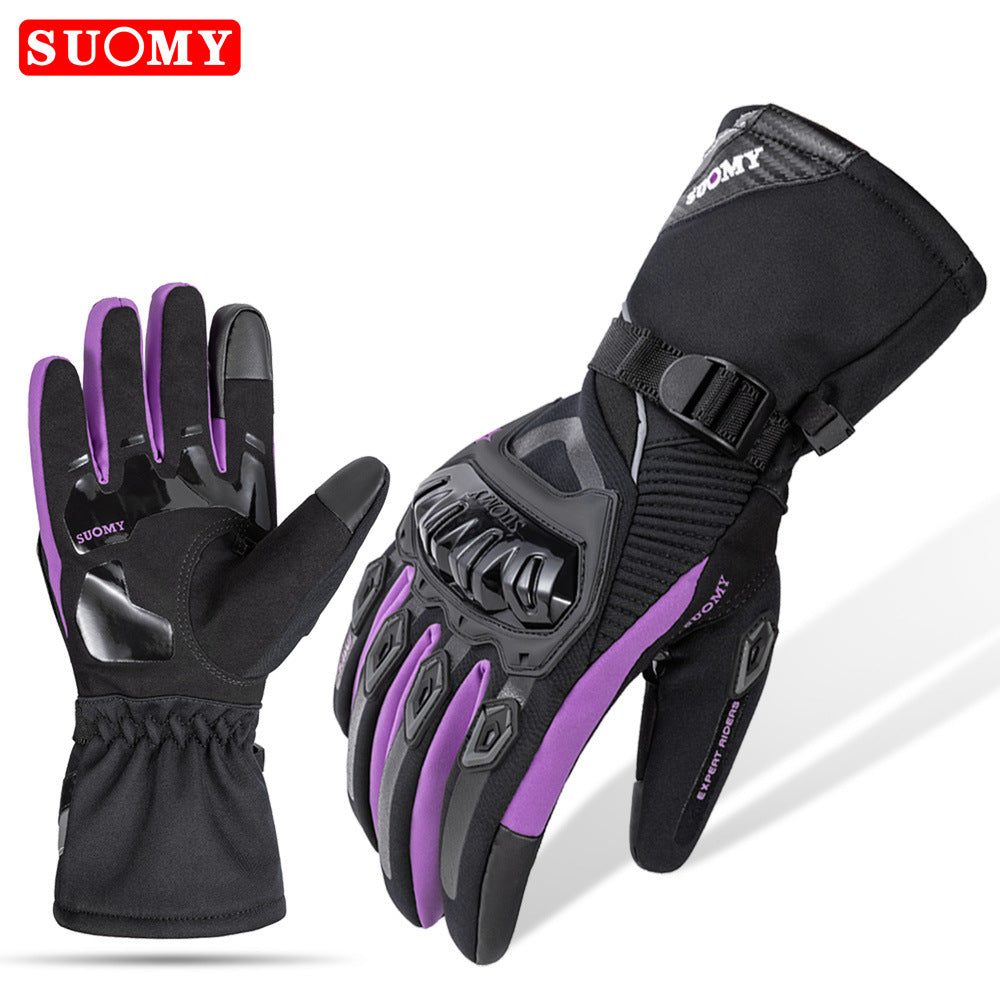 Guantes de invierno para moto Impermeable a prueba de viento