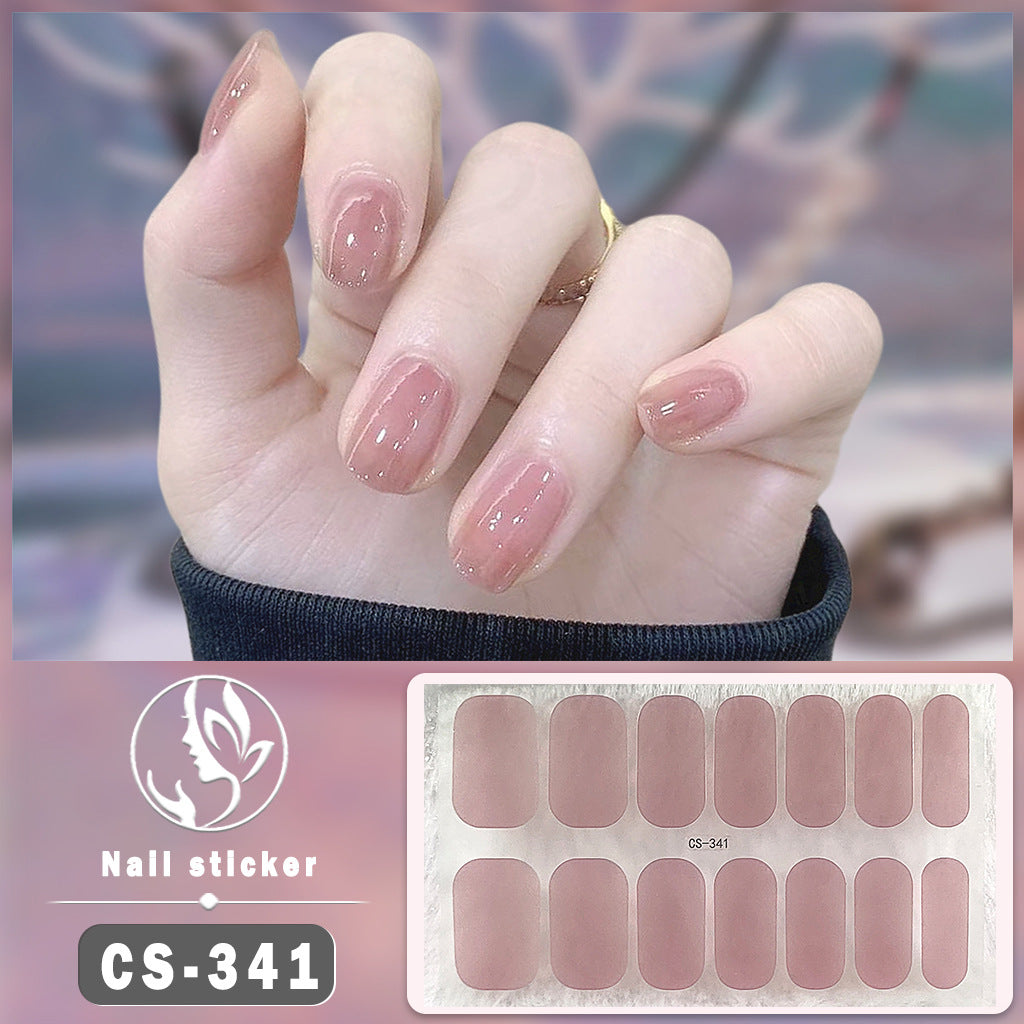 Pegatinas de uñas de gel Calcomanías de manicura impermeables