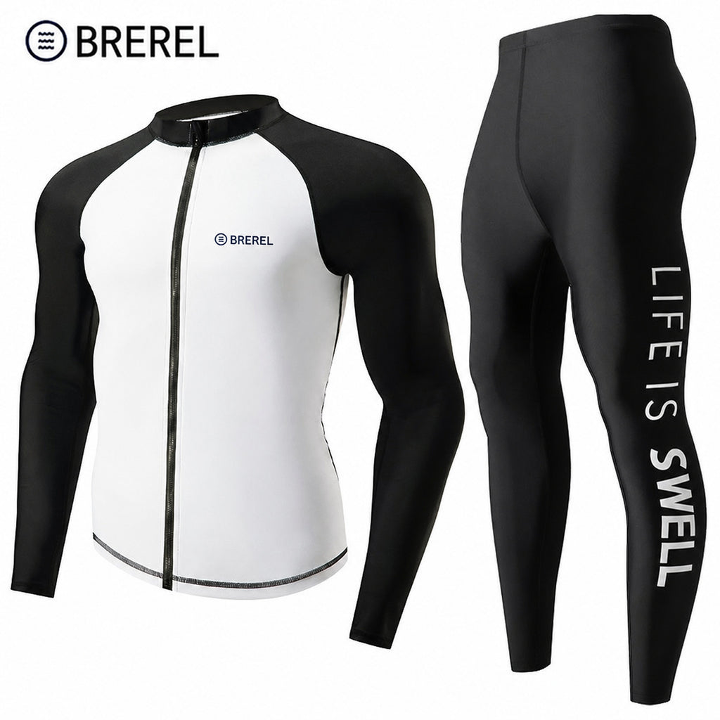 Conjunto de traje de baño de secado rápido para hombre