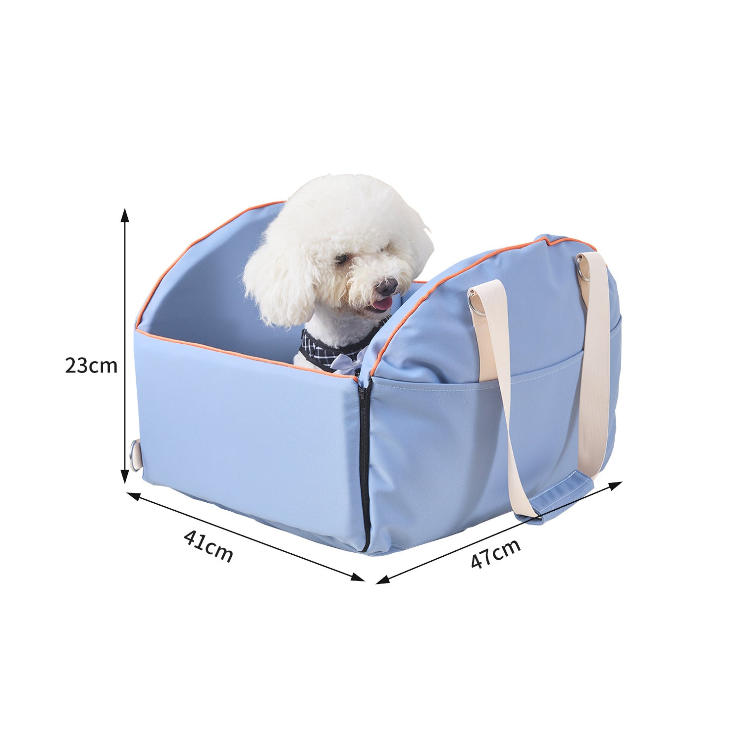 Asiento de seguridad para mascotas y bolsa de transporte