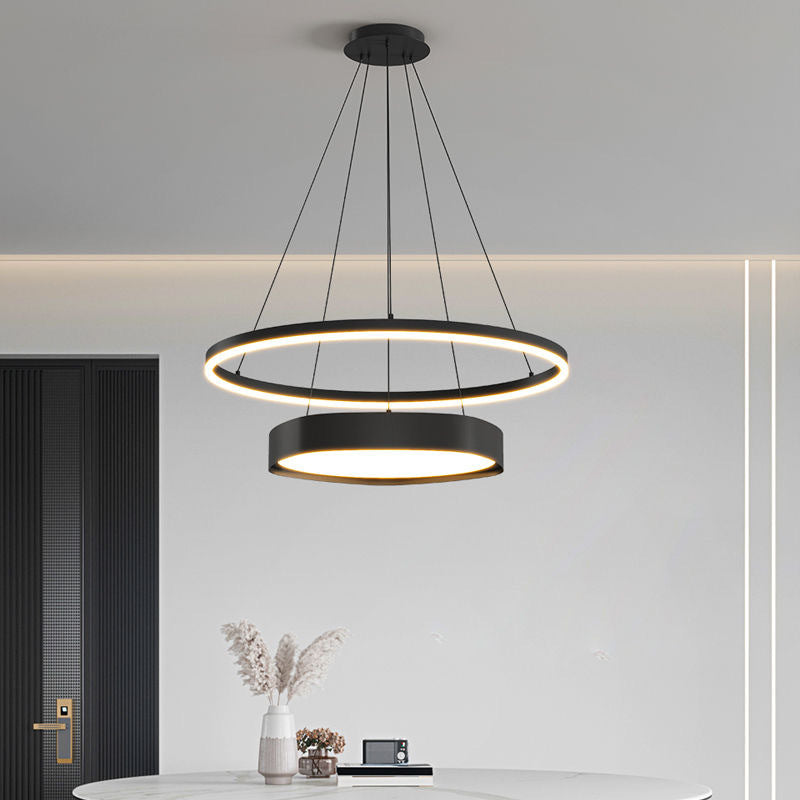 Lámpara LED redonda moderna para el comedor