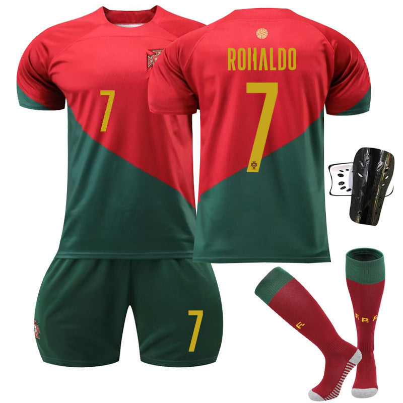 Uniforme deportivo de camiseta de fútbol de Portugal