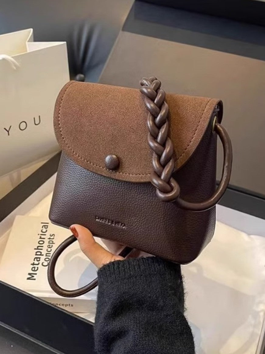 Bolso bandolera de cubo retro
