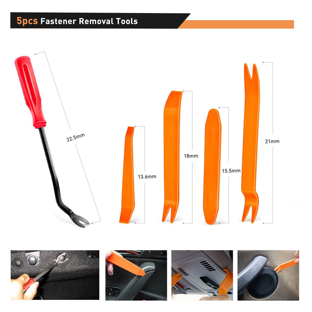 Kit de surtido de clips de fijación de plástico para automóviles