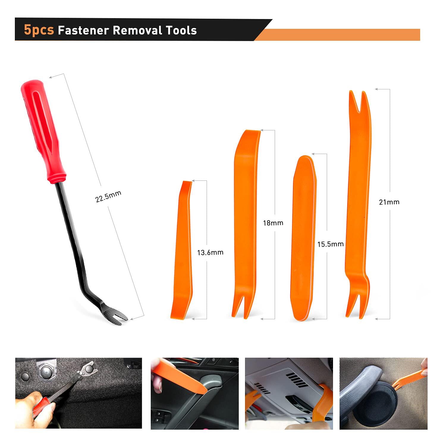 Kit de surtido de clips de fijación de plástico para automóviles