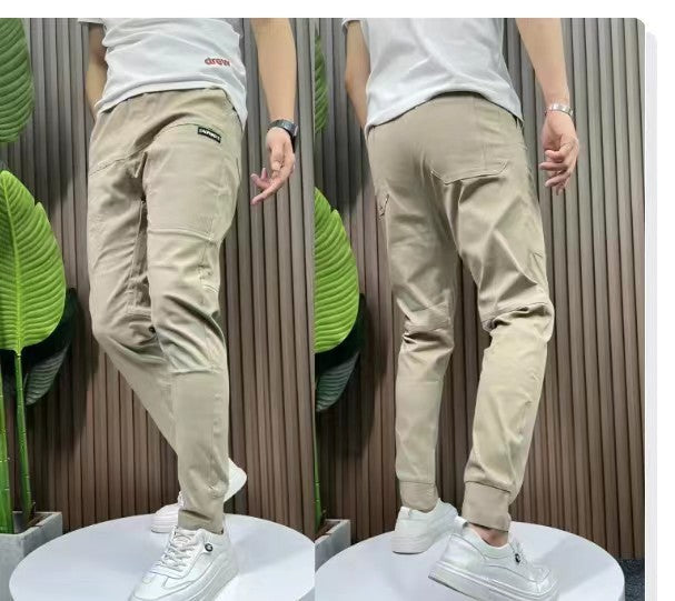 Pantalones casuales elásticos para hombre