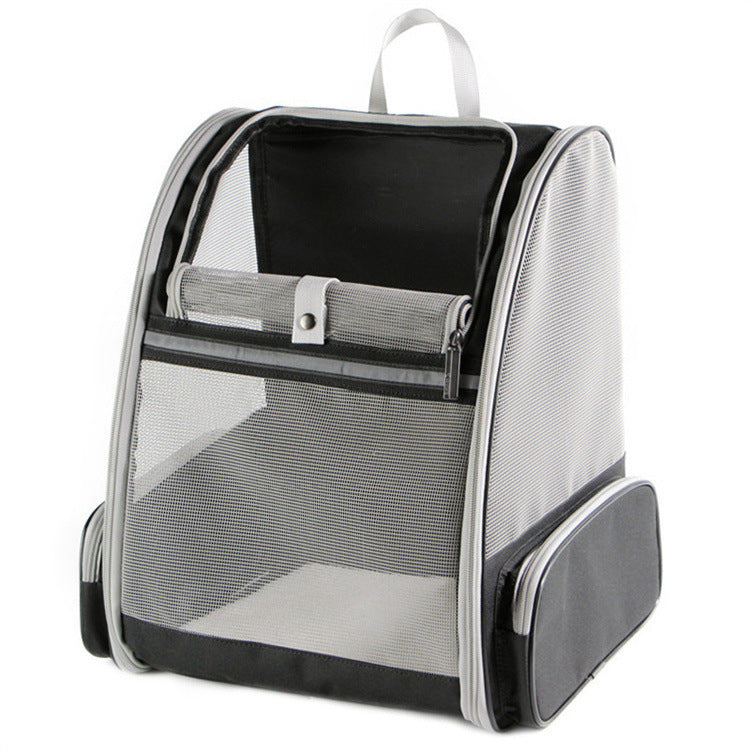 Bolsa plegable de doble hombro para mascotas