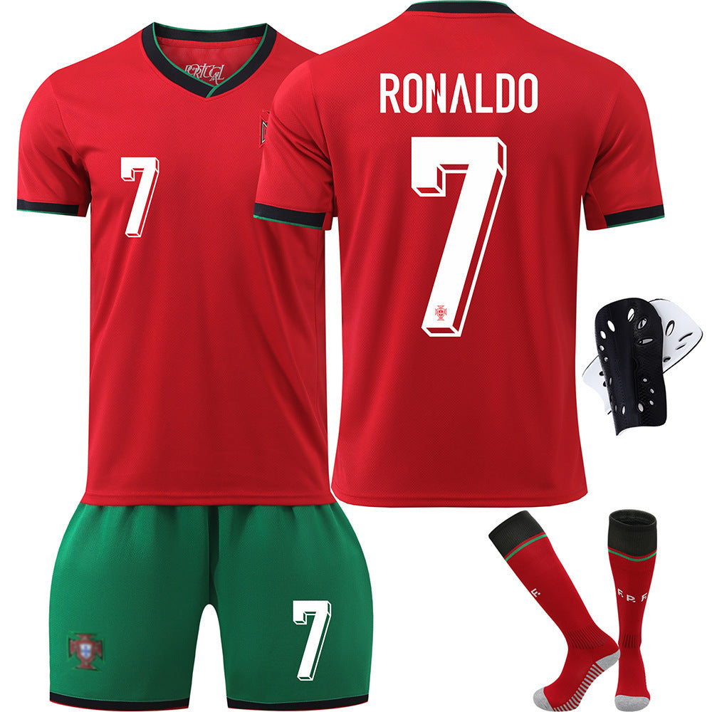 Uniforme deportivo de camiseta de fútbol de Portugal