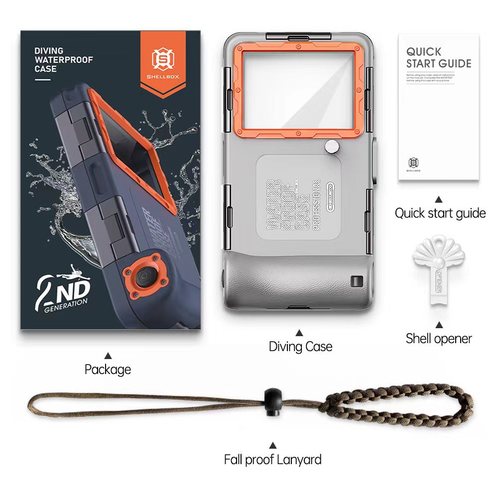 Funda universal impermeable para teléfono para fotografía submarina