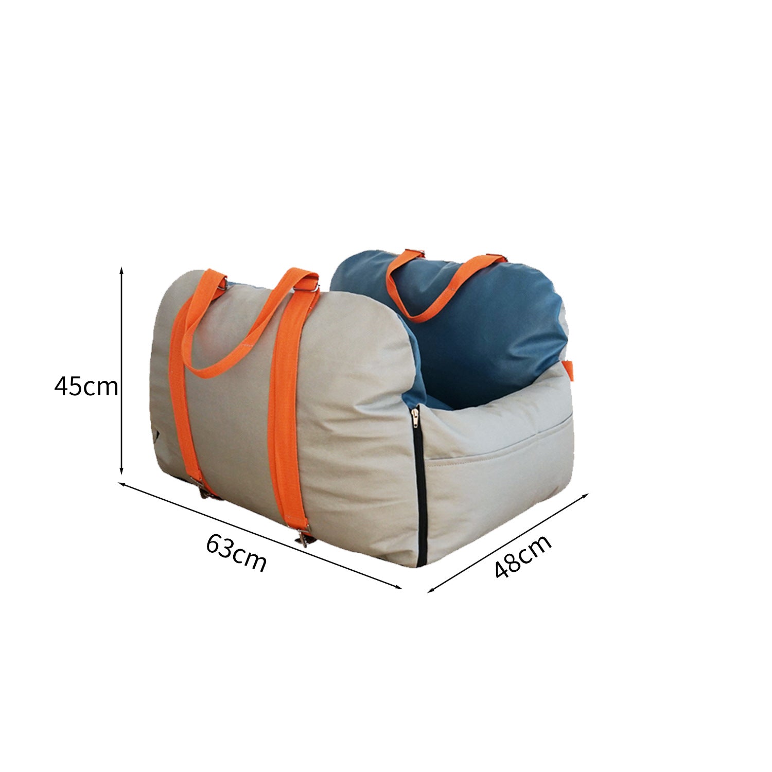 Asiento de seguridad para mascotas y bolsa de transporte