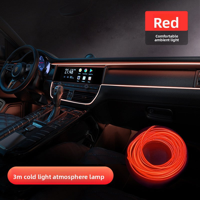 Tiras de luz LED de atmósfera interior del coche