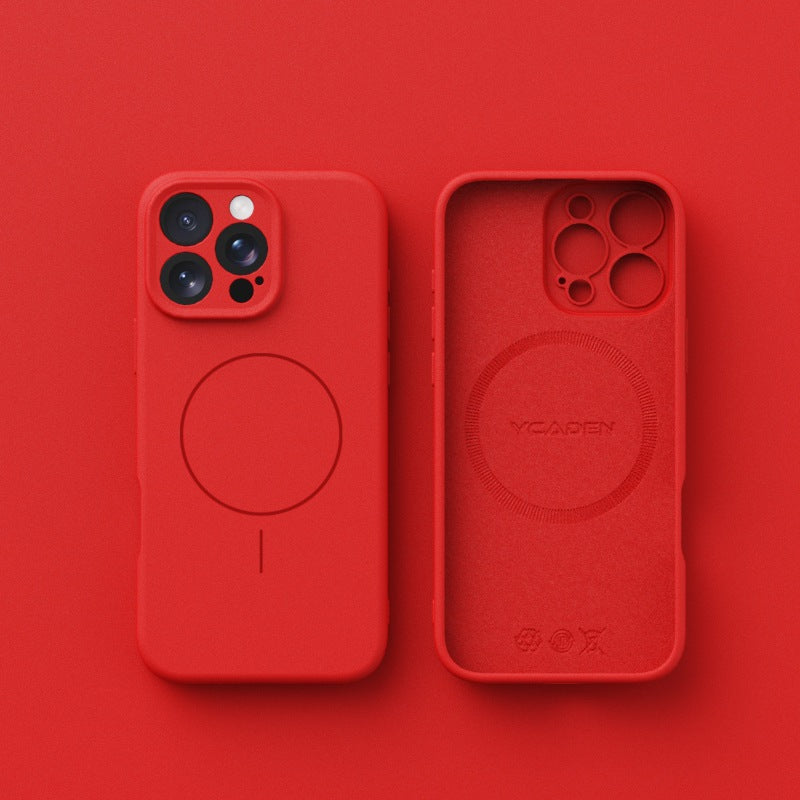 Funda delgada magnética para teléfono líquido para iPhone