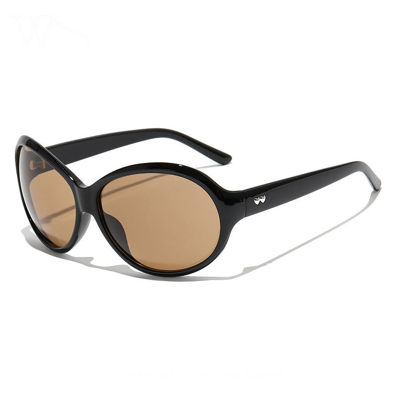 Large Oval Sunglasses for Women UV Protection