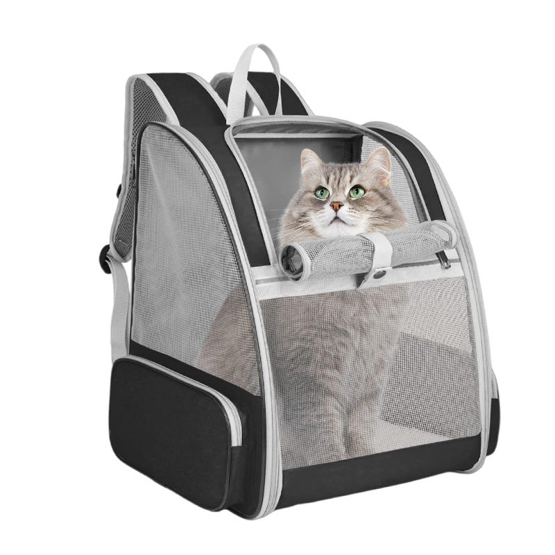 Bolsa plegable de doble hombro para mascotas