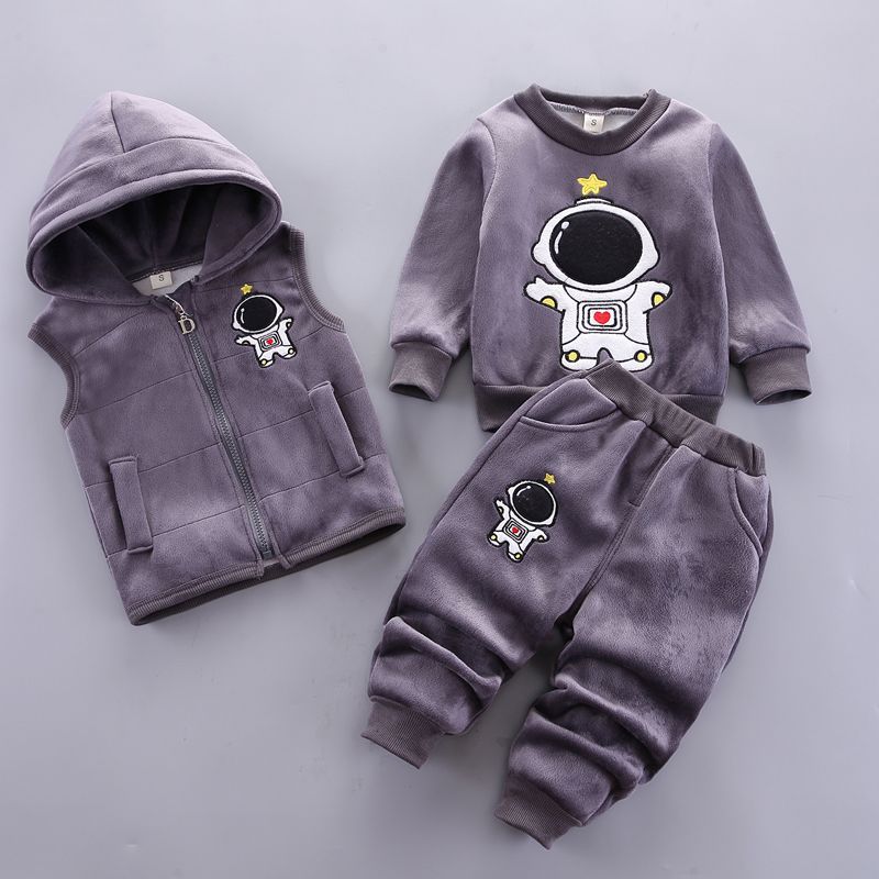 Juego de tres piezas de ropa de primavera para bebés