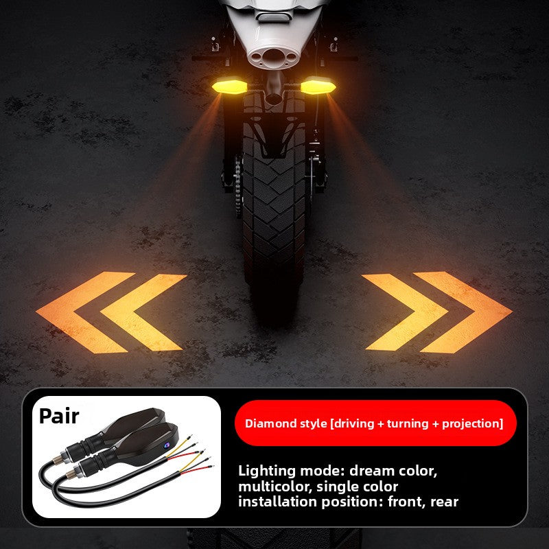 Señal de giro de motocicleta