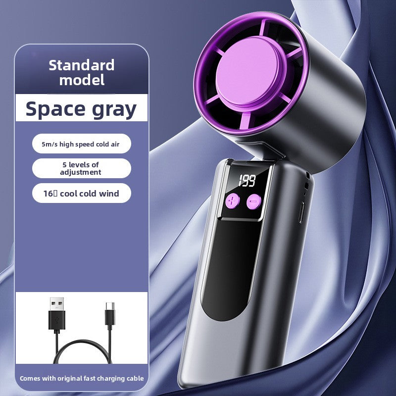 Ventilador de refrigeración portátil recargable USB plegable