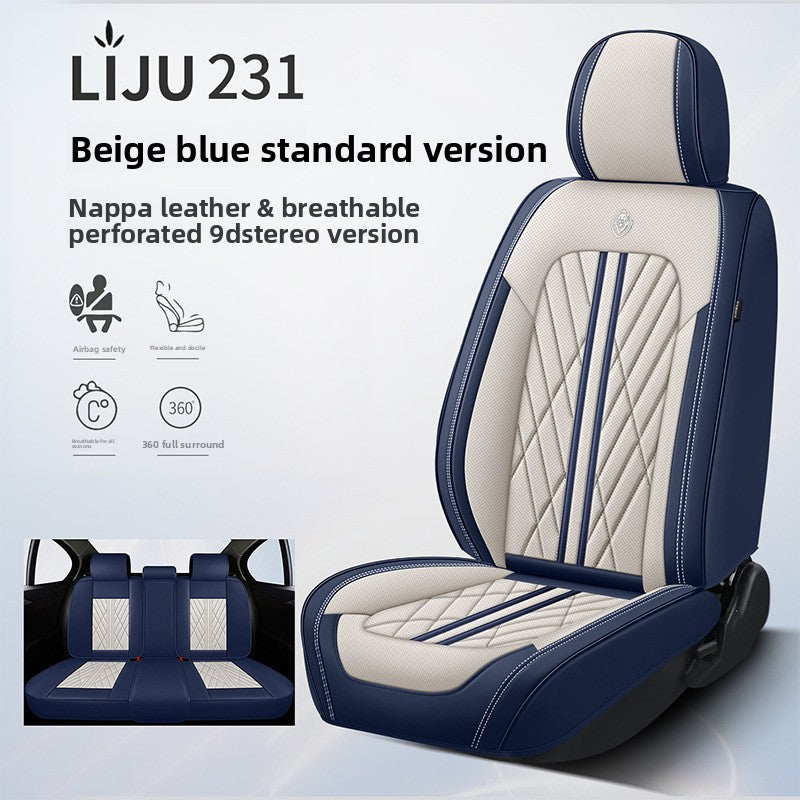 Funda universal para asiento de coche de cuero napa