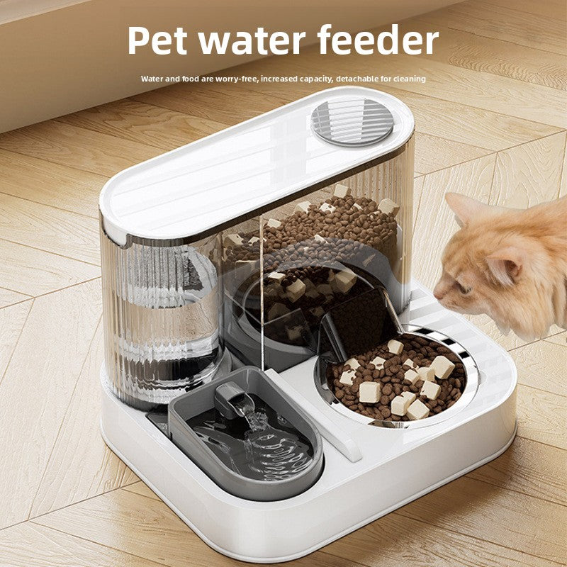Combo automático de comedero para mascotas y dispensador de agua