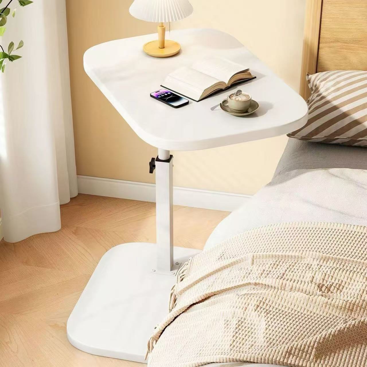 Mesa auxiliar de sofá de altura ajustable