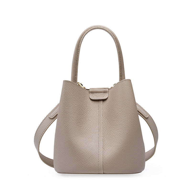 Bolso de cuero para bolsos de cubo