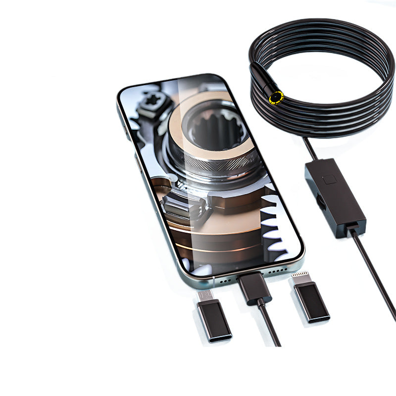 Endoscopio industrial 8mm HD 1080P Cámara de inspección a prueba de agua