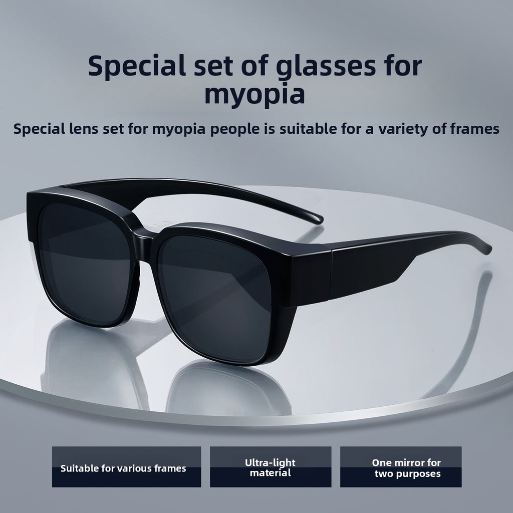 Gafas de sol polarizadas con clip, protección UV