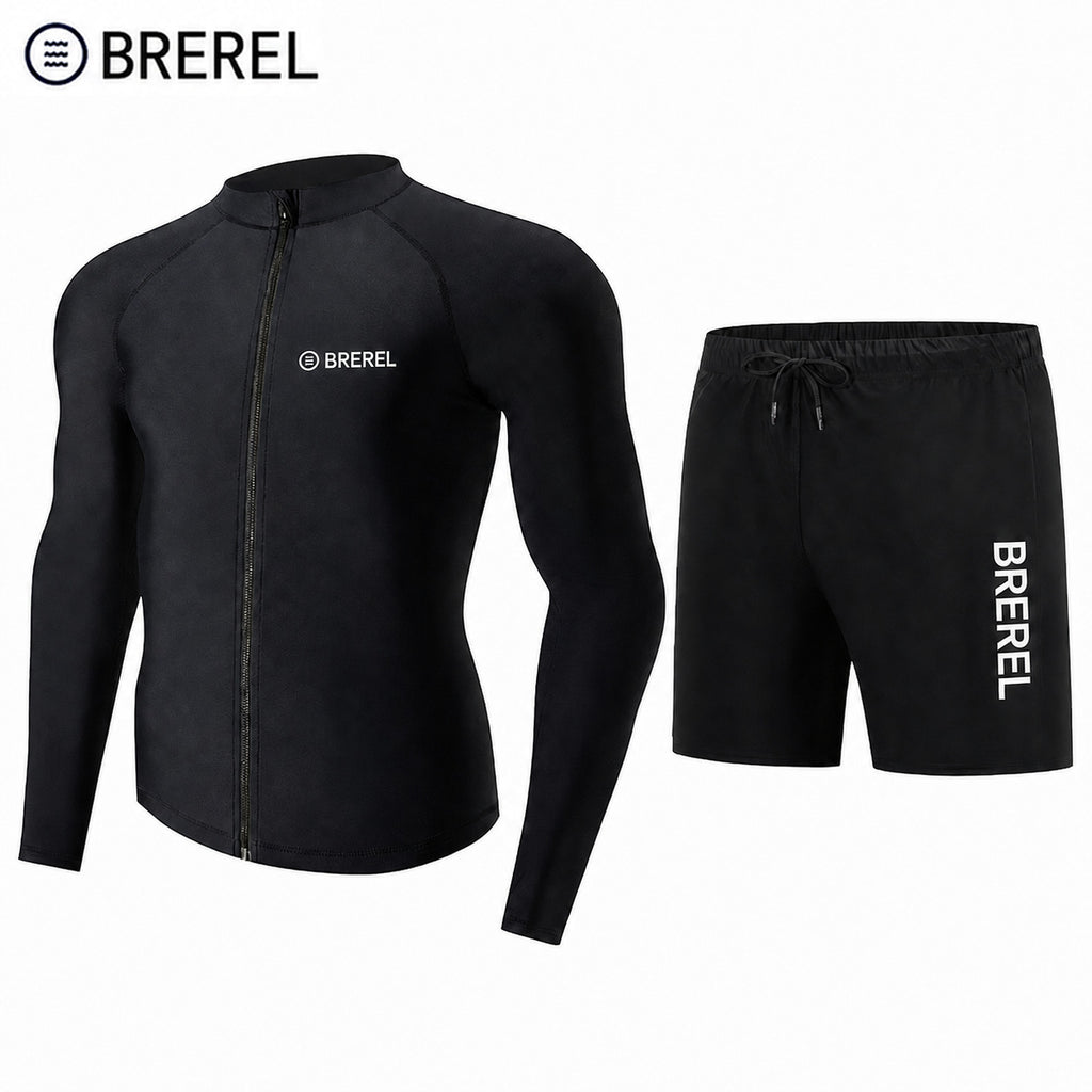 Conjunto de traje de baño de secado rápido para hombre