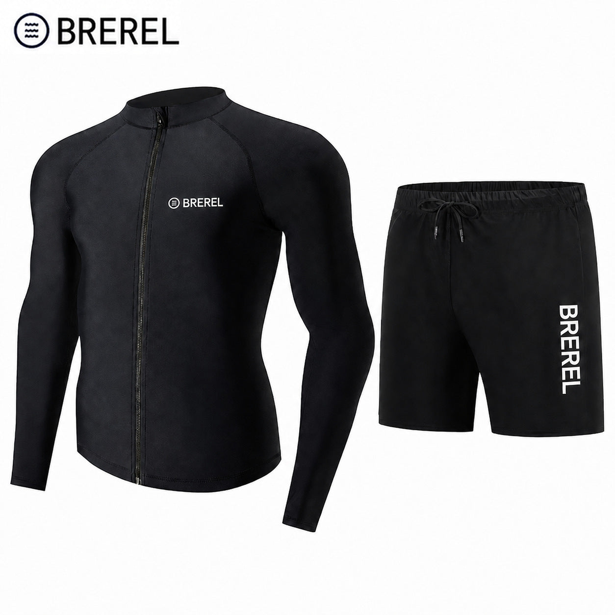 Conjunto de traje de baño de secado rápido para hombre